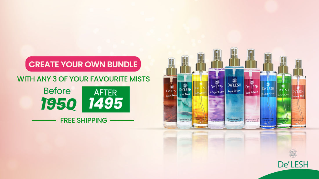 Pack of any 3 Body Mist