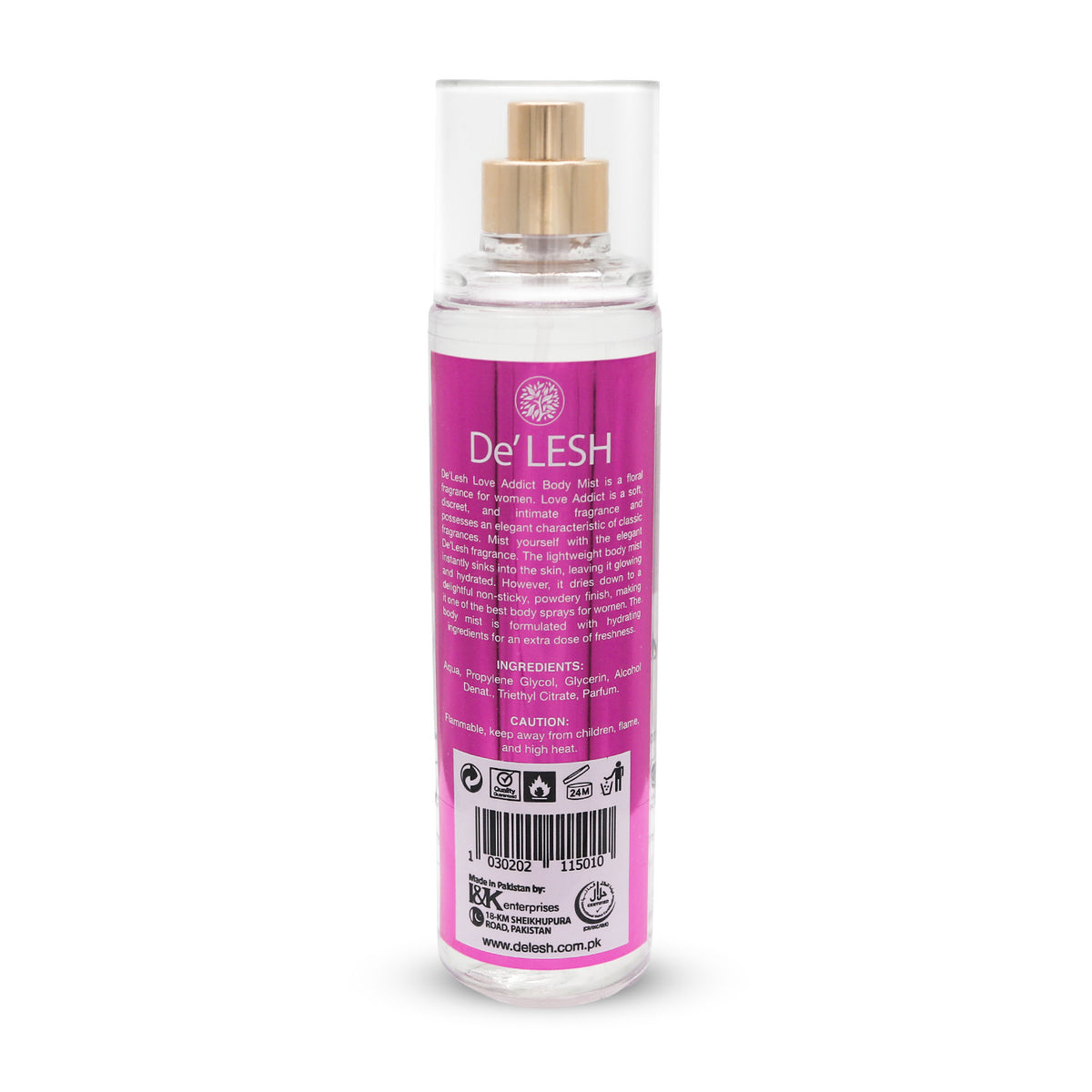Delesh Body Mist Love Addict Fragrance