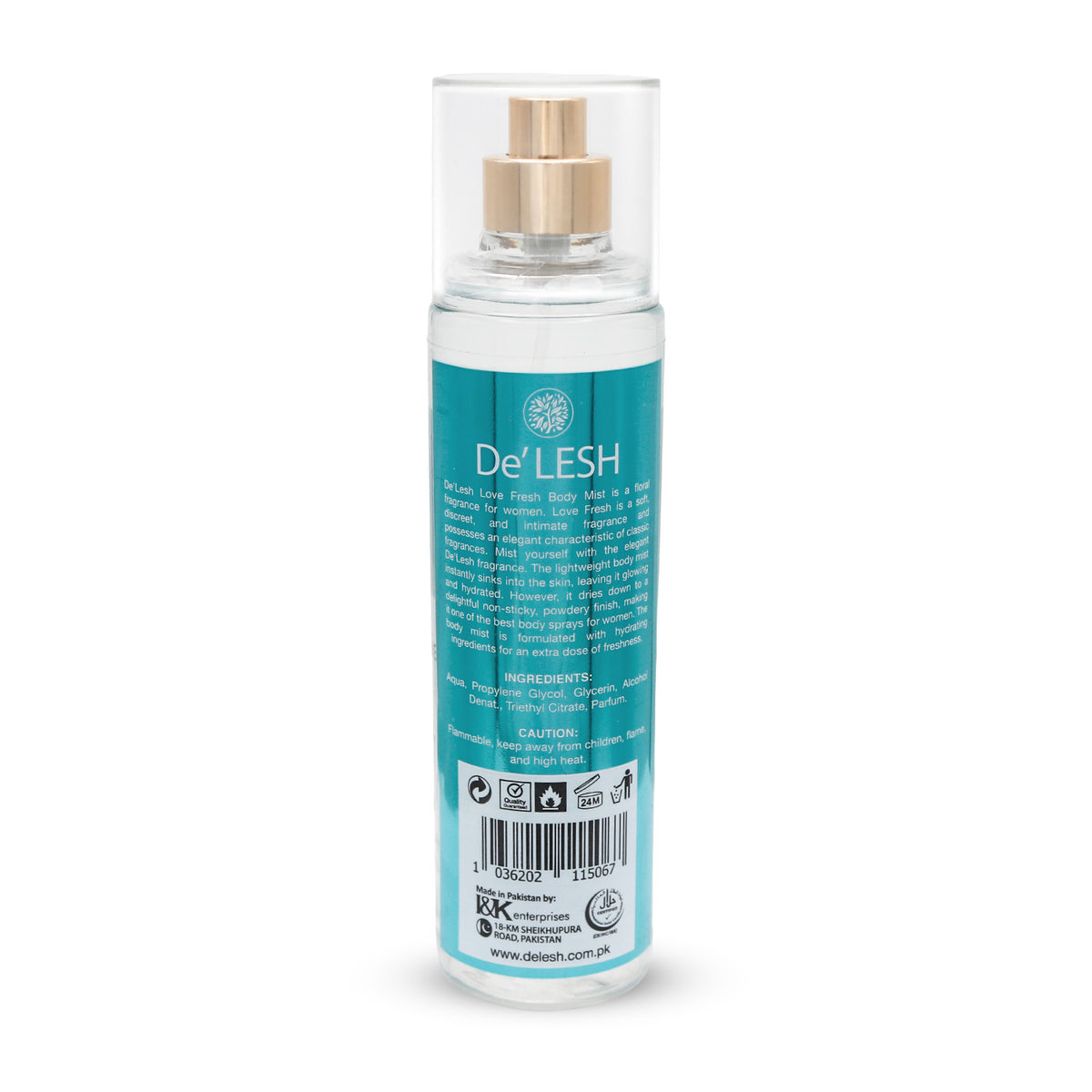 Delesh Body Mist Love Fresh Fragrance