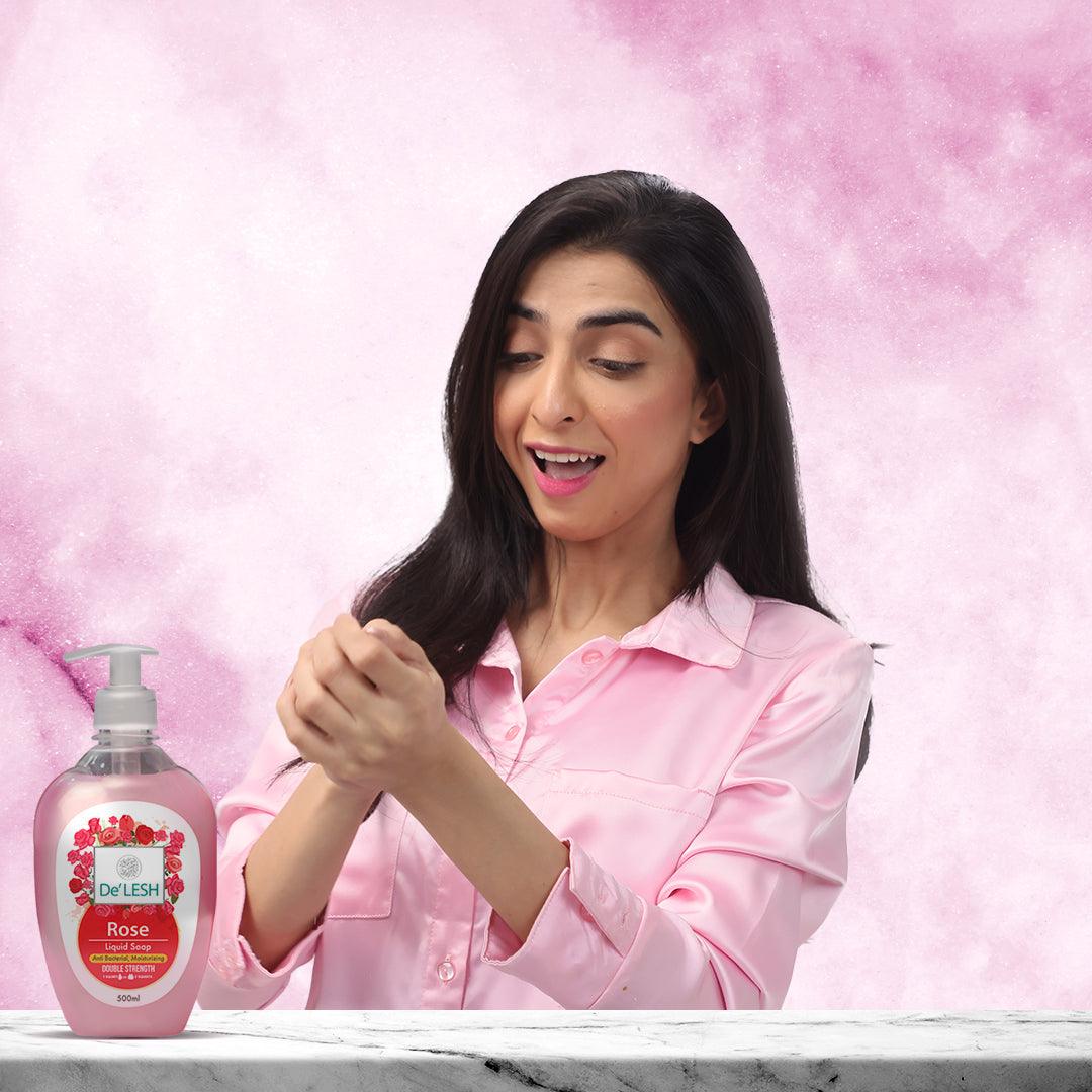 Delesh Liquid Soap Rose