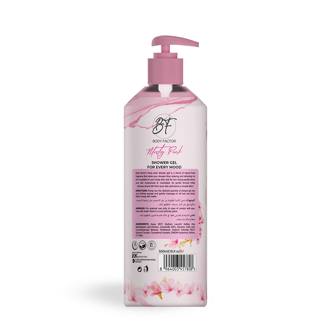 Delesh Body Factor Shower Gel Misty Pink