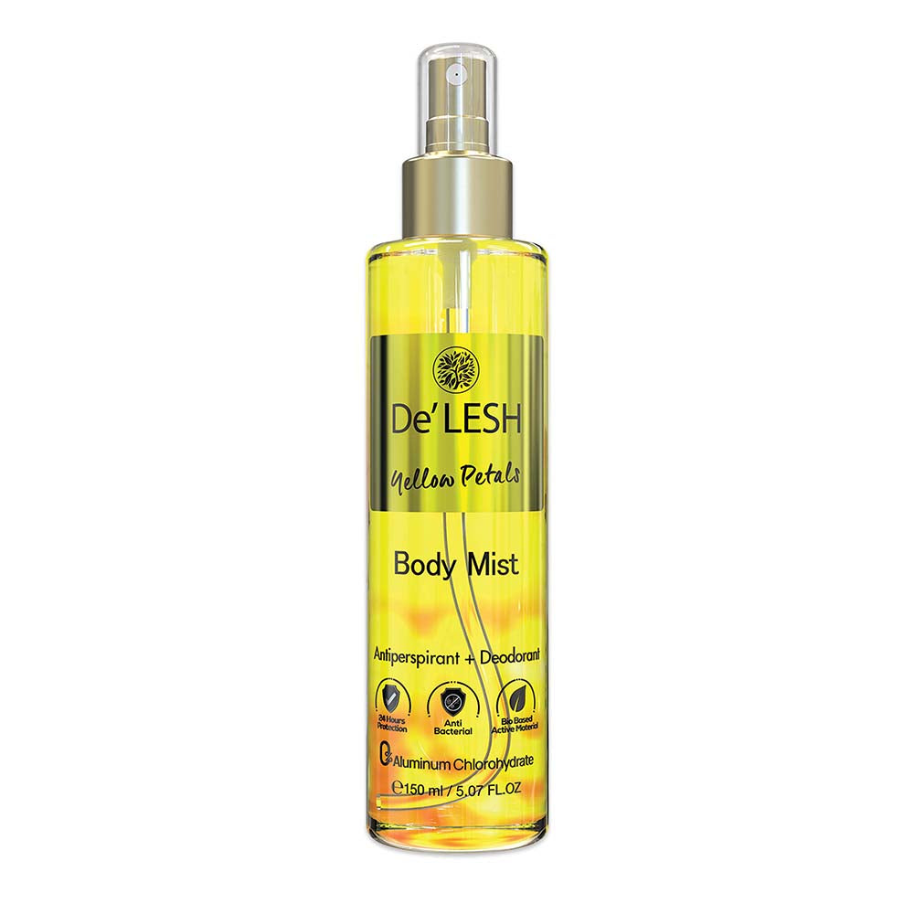 Delesh Body Mist Yellow Petals Fragrance