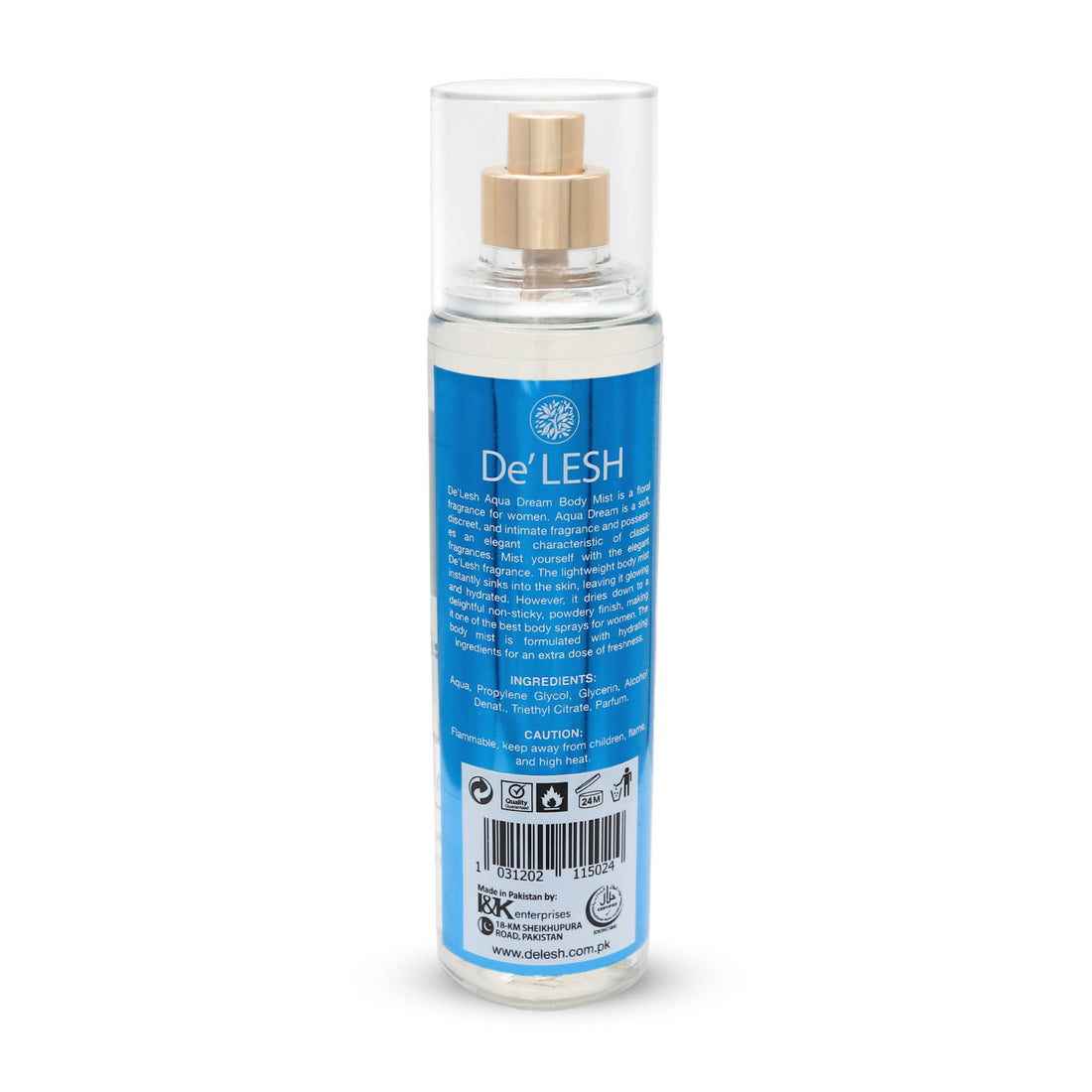 Delesh Body Mist Aqua Dream Fragrance