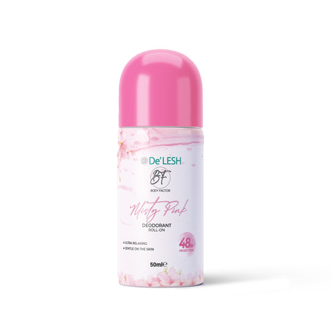 Delesh Body Factor Roll On Misty Pink 50ml