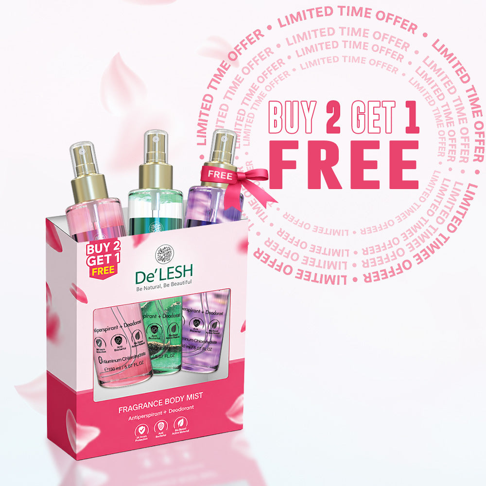 Buy 2 Body Mist Get 1 Free