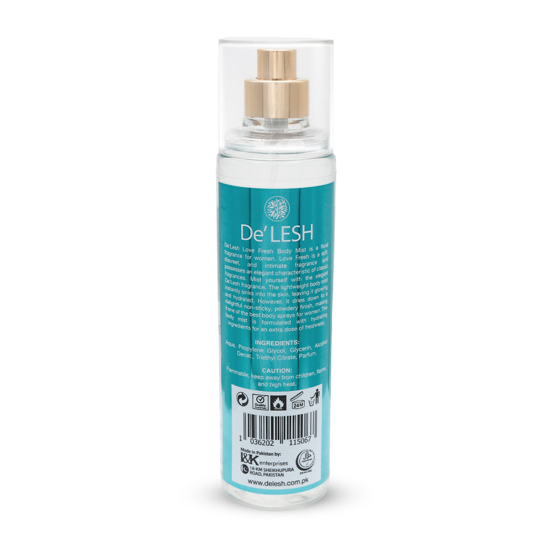Delesh Body Mist Love Fresh Fragrance