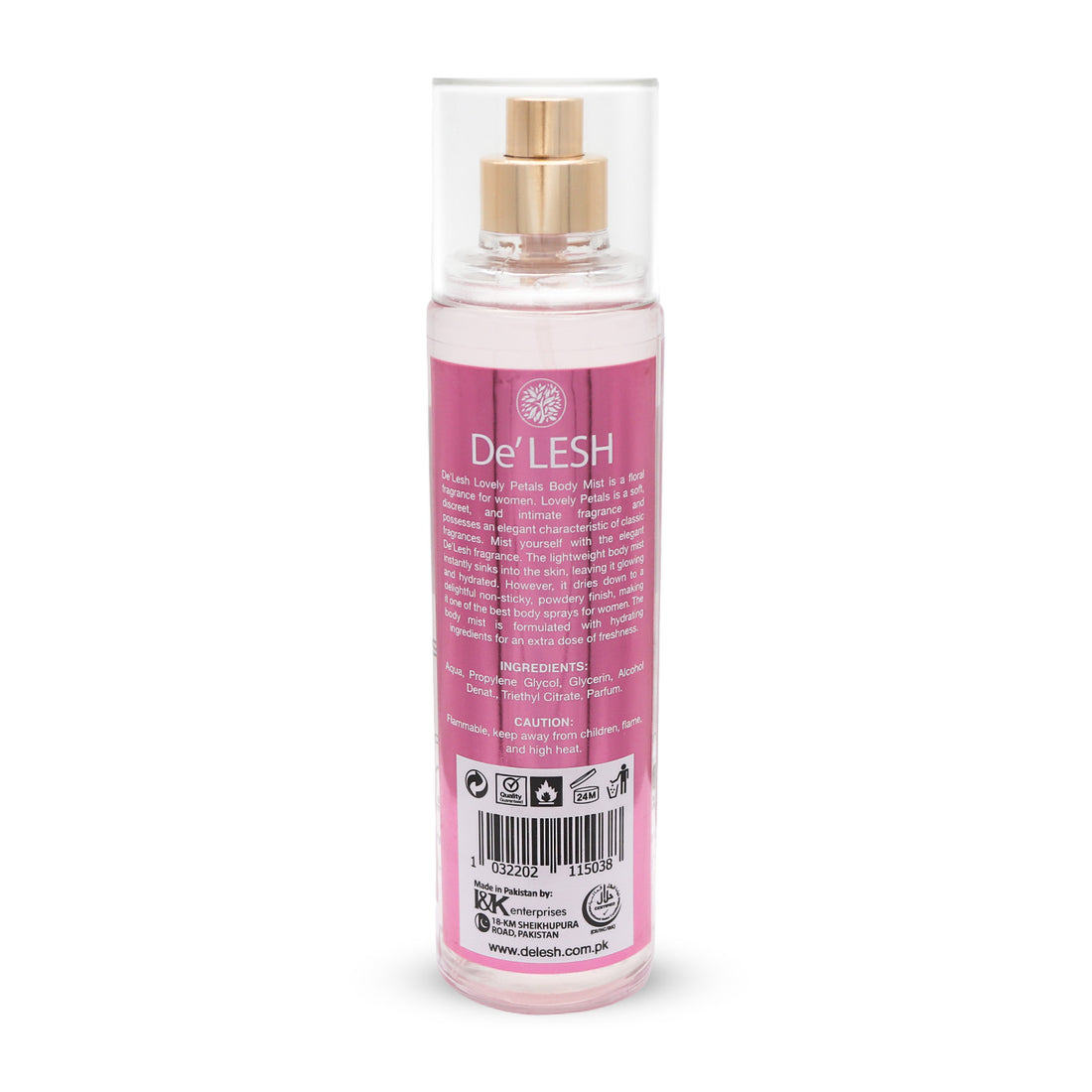 Delesh Body Mist Lovely Petals Fragrance