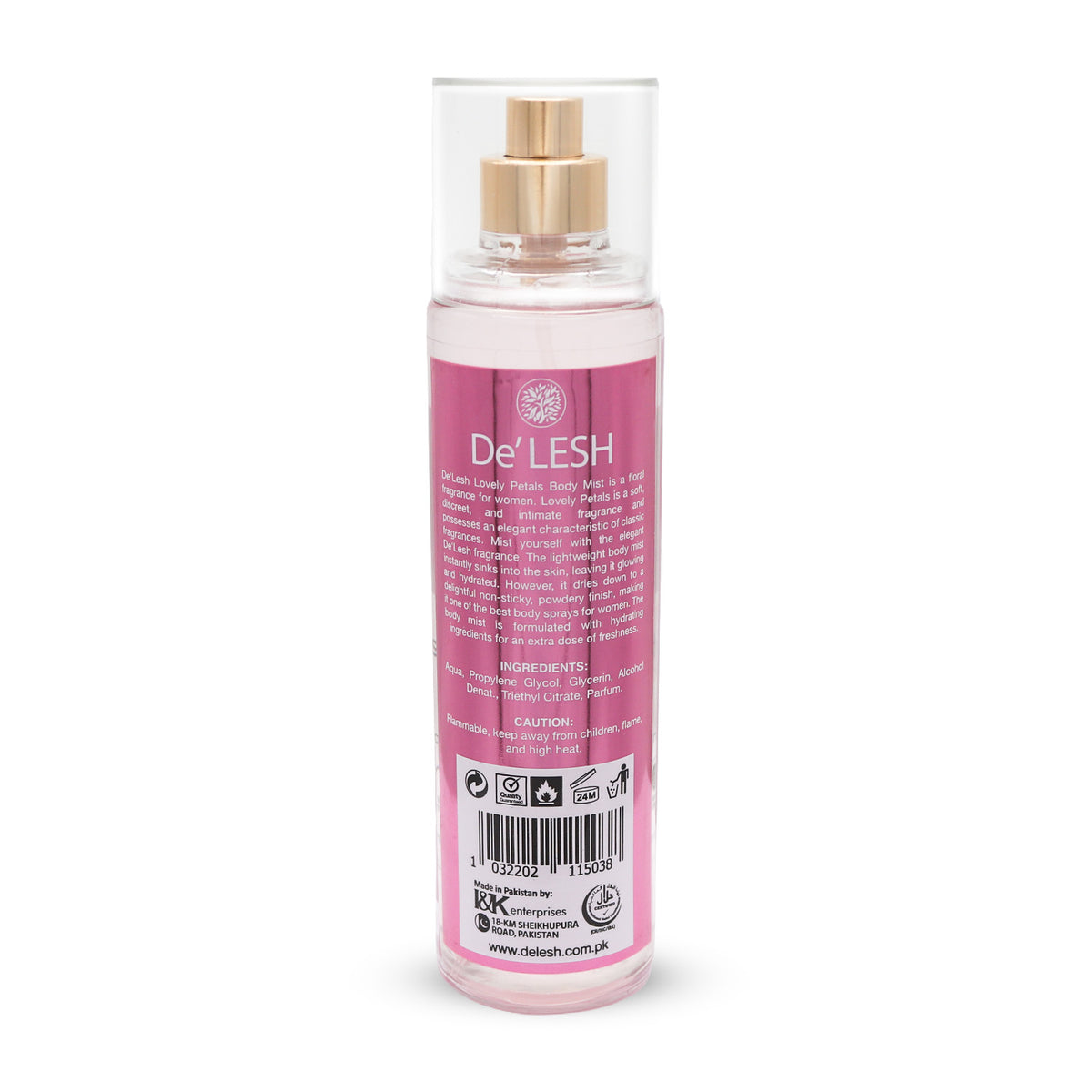 Delesh Body Mist Lovely Petals Fragrance