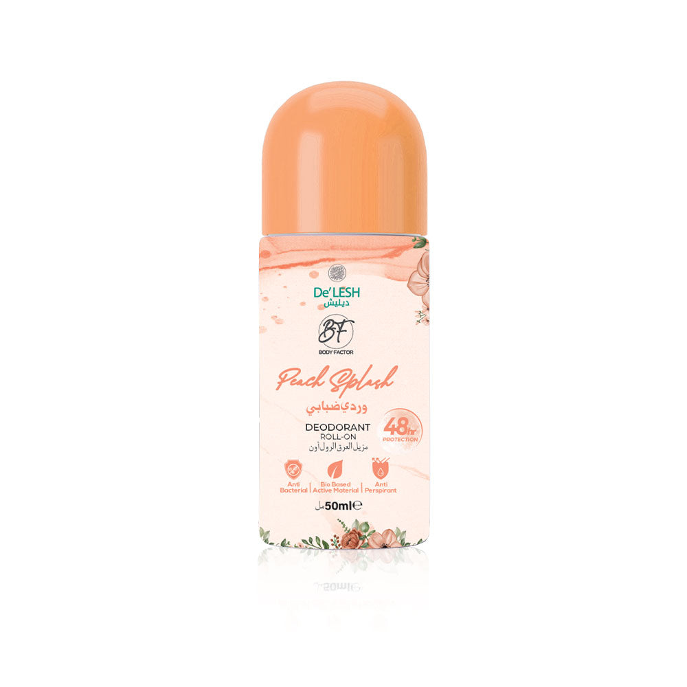 Delesh Body Factor Roll On Peach Splash 50ml