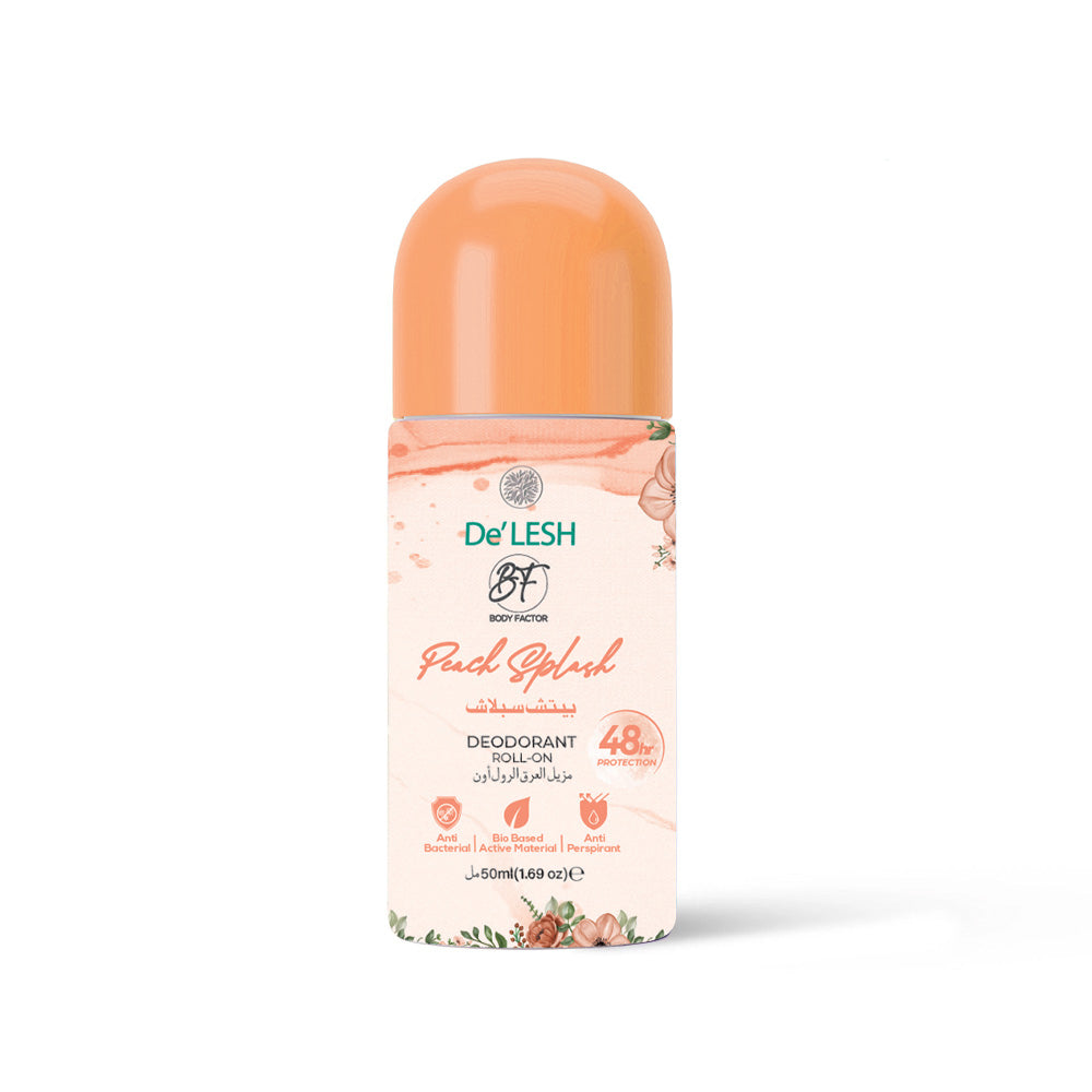Delesh Body Factor Roll On Peach Splash 50ml