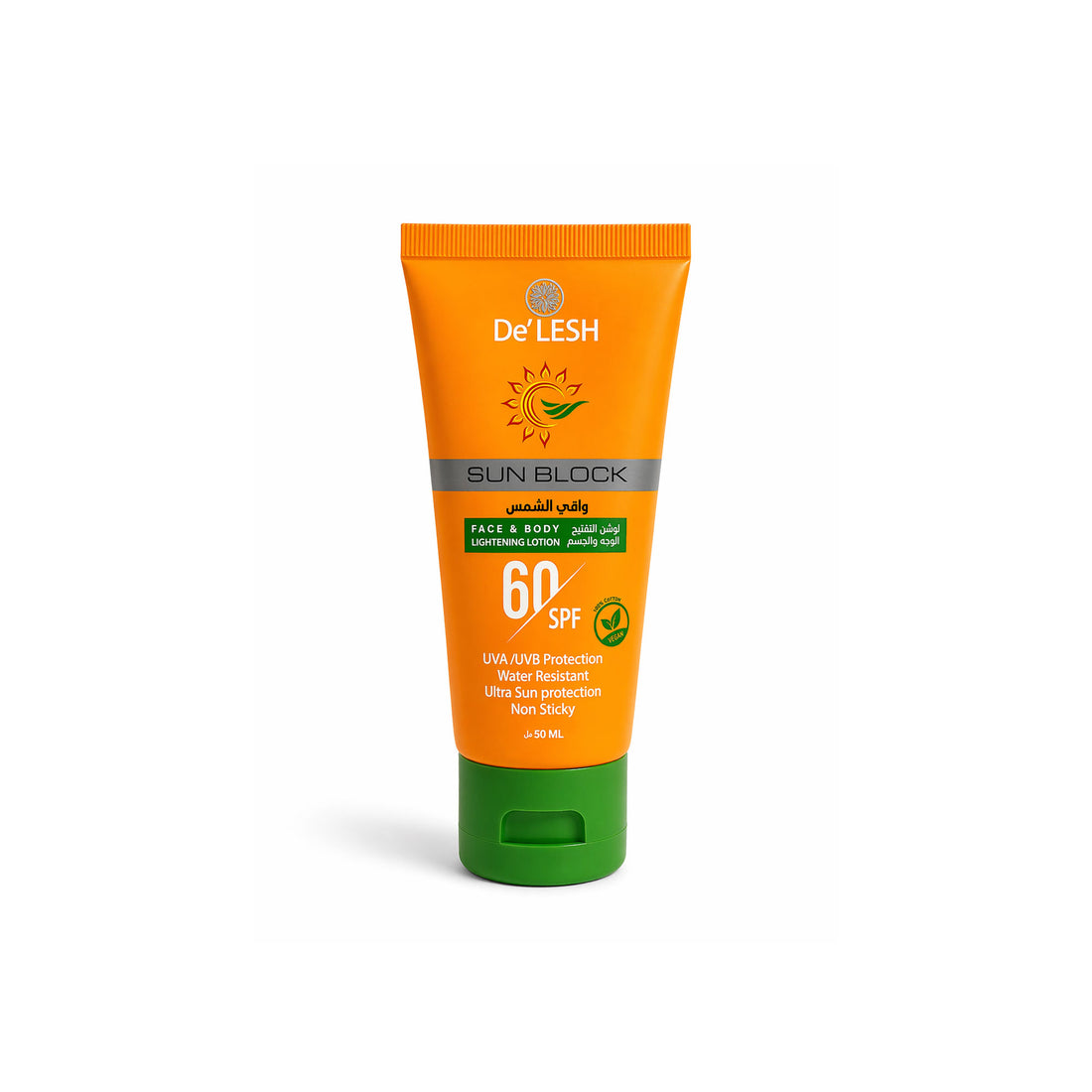 Delesh SPF 60 sunscreen