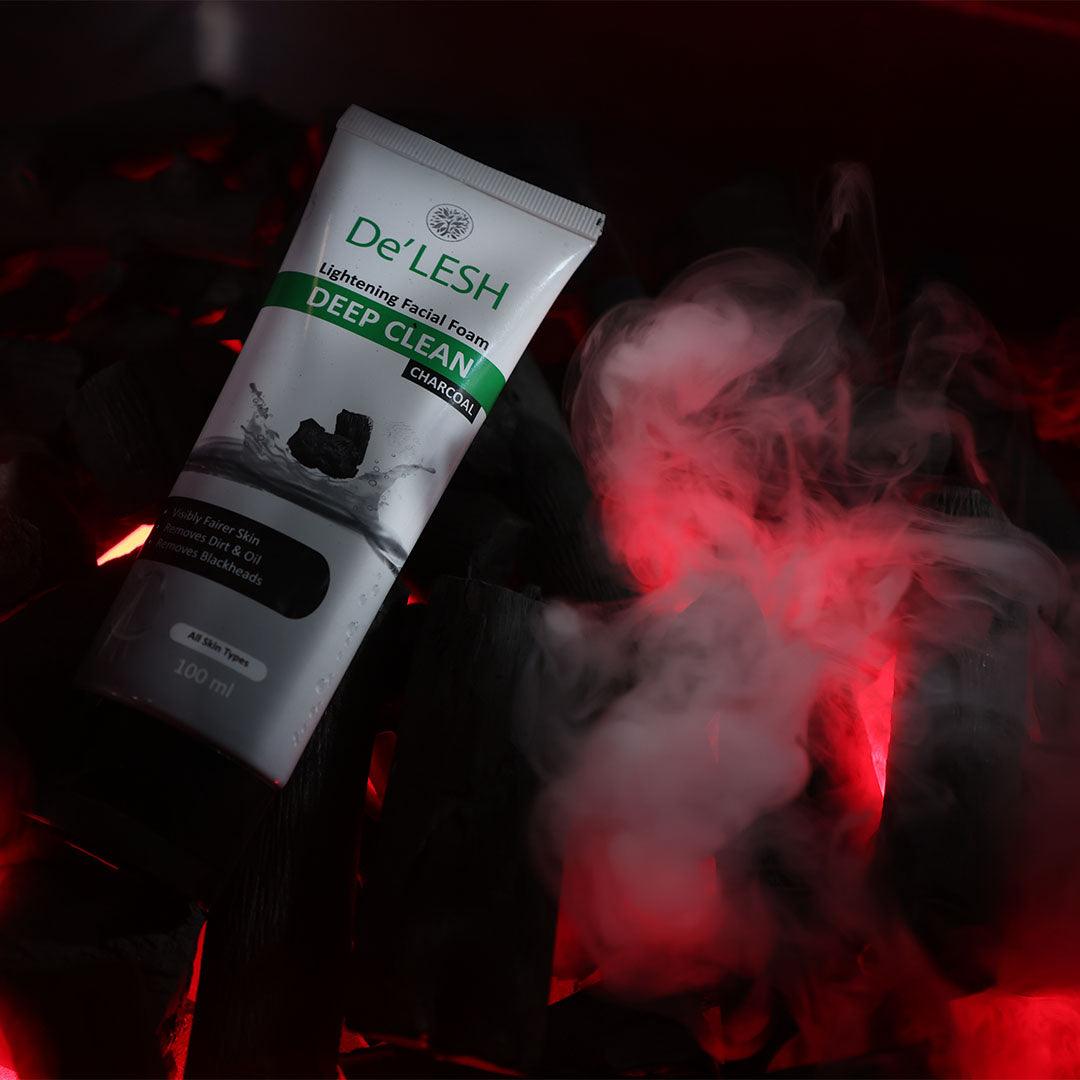 Delesh Face Wash Charcoal