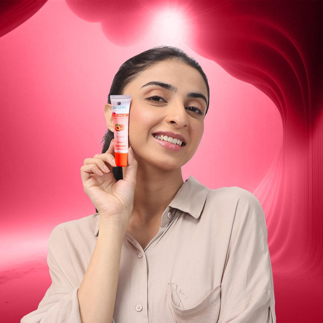 Delesh Lip Balm Peach