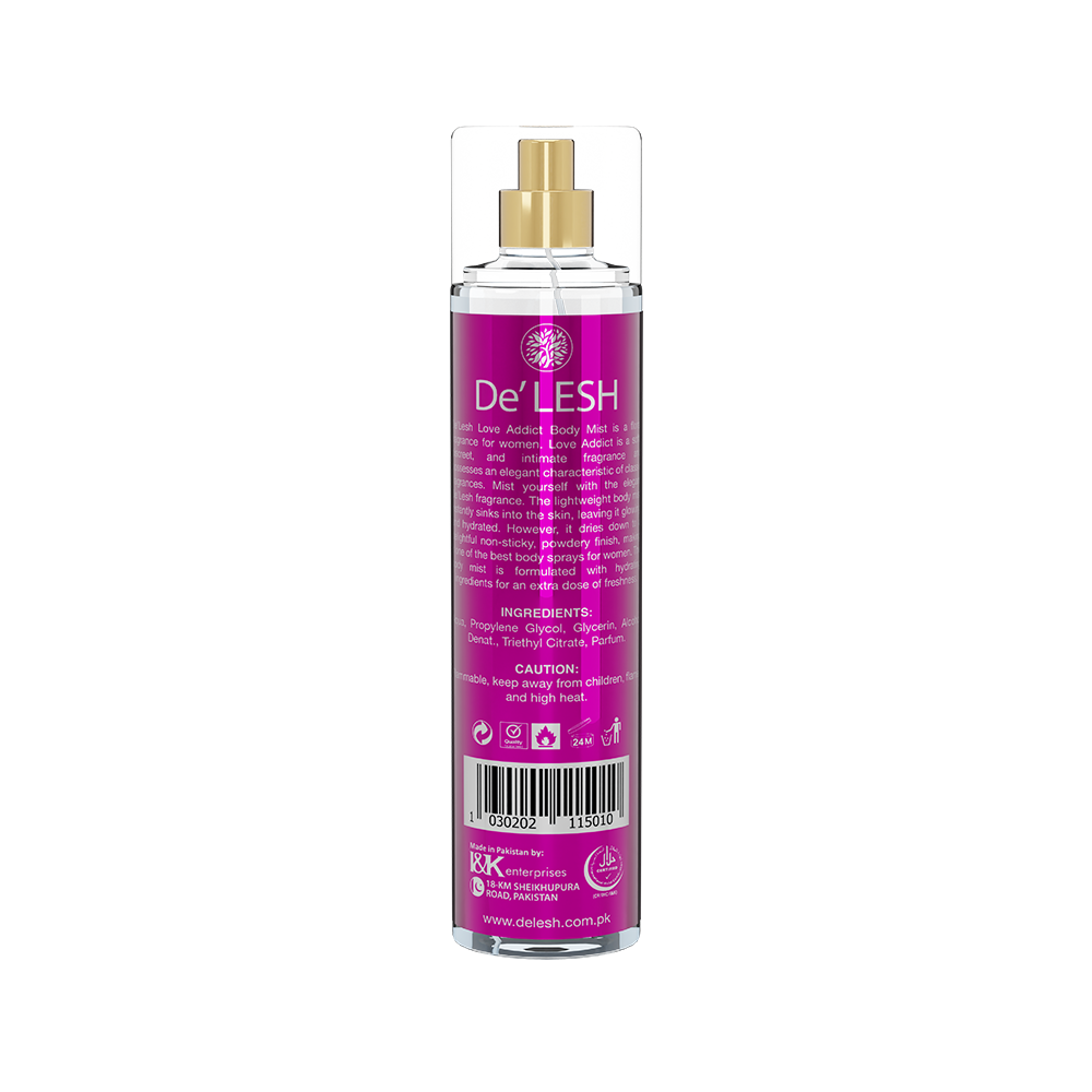 Delesh Body Mist Love Addict Fragrance
