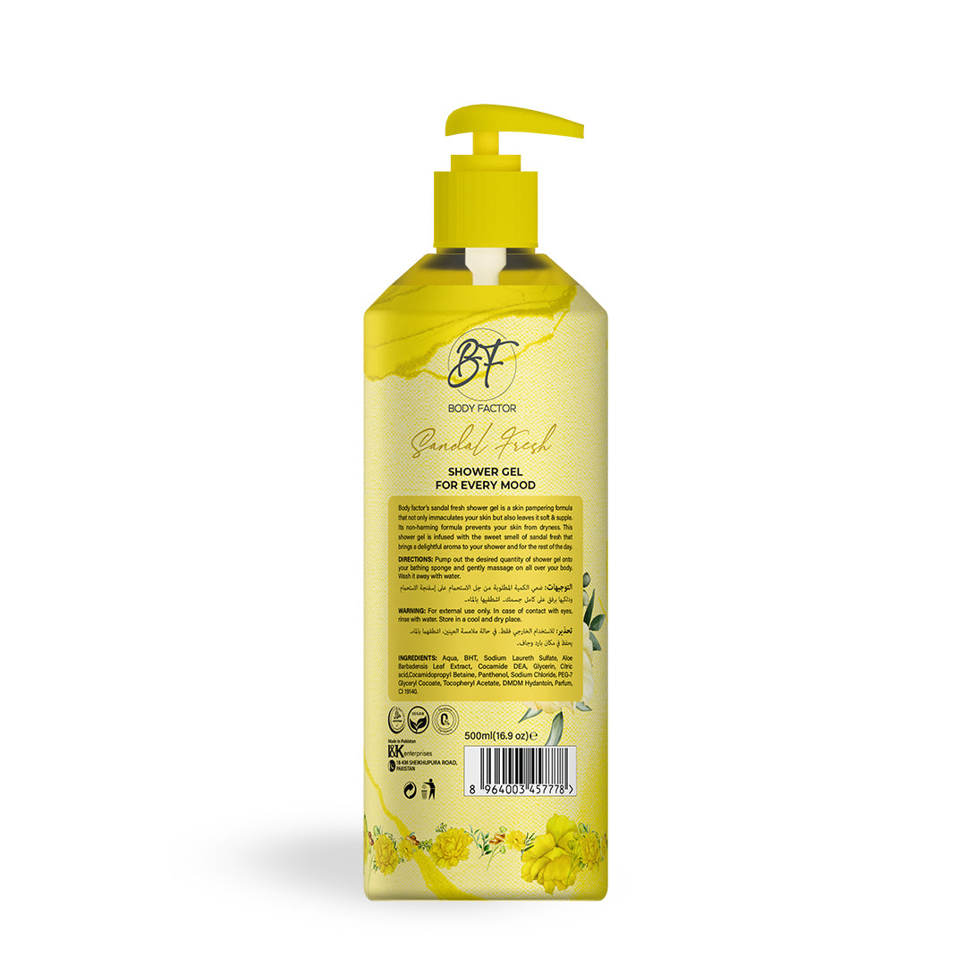 Delesh Body Factor Shower Gel Sandal Fresh